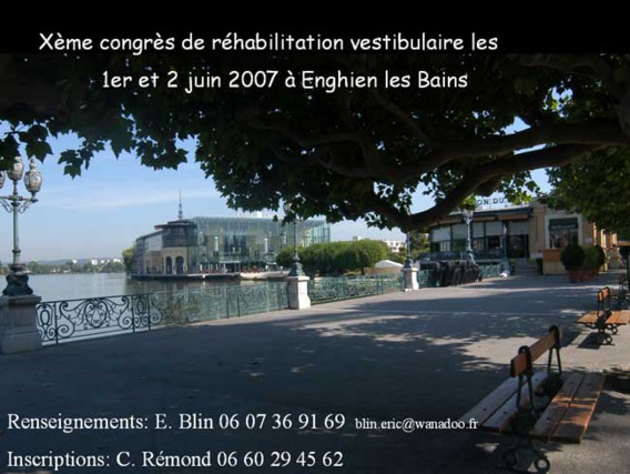 Congrès, rencontres / vestibulaire Congrès, rencontres / vestibulaire